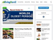 Tablet Screenshot of livingitwell.net